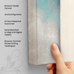 Whispers of White Canvas art - Image 3