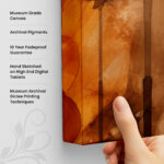 Golden Petal Sunflower Canvas art - Image 3