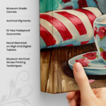 Whimsical Bovine Brew canvas Art - Image 3