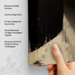 Dark Flame Elegance canvas Art - Image 3