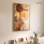 Golden Petal Sunflower Canvas art - Image 2