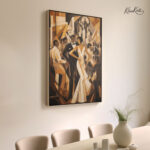 Bold Tango Couple Artwork canvas art - Image 2