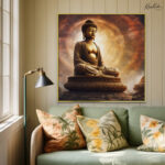 Radiant Dhyana Canvas Wall art - Image 2