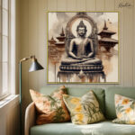 Pagoda Peace Canvas Wall art - Image 2