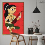 The Crimson Throne Canvas Art