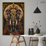 Royal Gajraj Canvas art