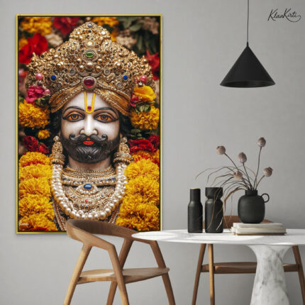 Baba Khatu Shyam Canvas Wall Art