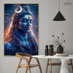 Fire and Ice Yogi Canvas Art