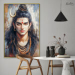 The Mahadev Gaze Canvas Art