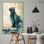 Midnight Bloom Canvas art