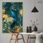 The Azure Monarch Canvas art