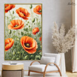 Summer Poppies Canvas Wall Art