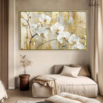 Gilded Orchid Canvas Wall Art