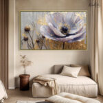 Lunar Bloom Canvas Wall Art