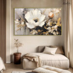 Textured Ivory Canvas Wall Art