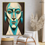 Golden Stallion Canvas Wall Art