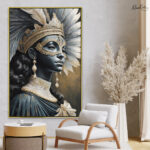 Golden Iris Canvas Wall Art