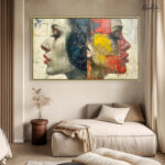 Pale Peony Whisper Canvas Wall Art