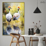 Crowned Elegance Canvas art