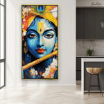 Flute of Vrindavan Canvas art