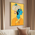 The Blue God Canvas Art - Image 2