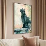 Midnight Bloom Canvas art - Image 2