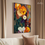 Urban Pansies Canvas Wall Art - Image 2