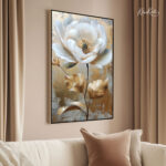 Opulent Petal Canvas Wall Art - Image 2