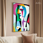 Glimmering Bamboo Canvas Wall Art - Image 2