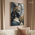 Golden Iris Canvas Wall Art - Image 2