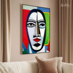 Bold Geometry Canvas Wall Art - Image 2