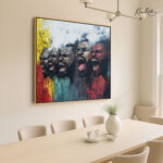 Gilded Lilies Canvas Wall Art - Image 2