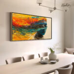 Anemone Glimmer Canvas Wall Art - Image 2