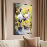 Crowned Elegance Canvas art - Image 2