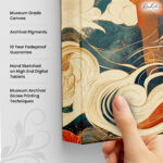 The Celestial Stag Canvas art - Image 3