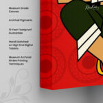 The Crimson Throne Canvas Art - Image 3