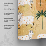 The Golden Courtship Canvas Art - Image 3