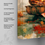 Gilded Elegance Canvas Art - Image 3