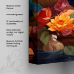 Ganesha's Coronation Canvas Art - Image 3