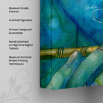 Vrindavan Grid Canvas Art - Image 3