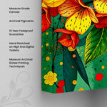Tropical Zing Canvas Wall Art - Image 3