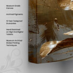 Opulent Petal Canvas Wall Art - Image 3