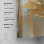 Pale Peony Canvas Wall Art - Image 3