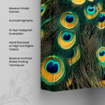 The Azure Monarch Canvas art - Image 3