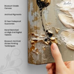 Sculpted Serenity Canvas Wall Art - Image 3