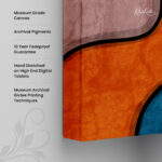 Cubist Gaze Canvas Wall Art - Image 3