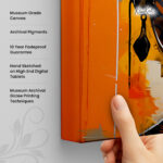 Fuchsia Frenzy Canvas Art - Image 3