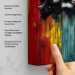 Gilded Lilies Canvas Wall Art - Image 3