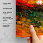 Anemone Glimmer Canvas Wall Art - Image 3