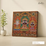 Puri Trio Mandala Canvas Wall art - Image 3